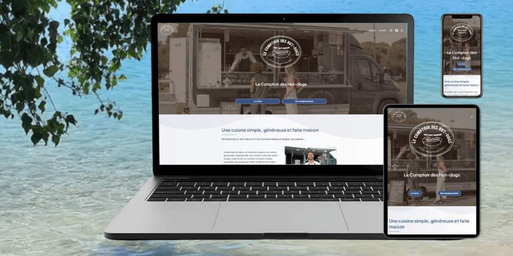 Modèle de site de restauration personnalisable